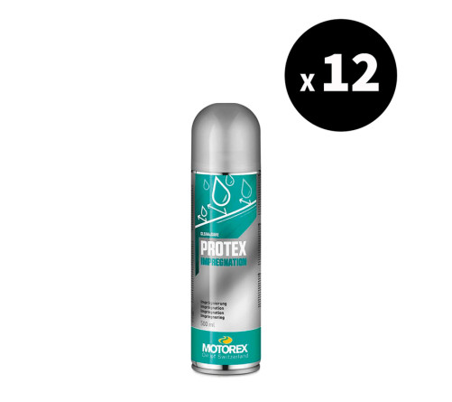 Spray imperméabilisant textile et cuir MOTOREX Protex - Spray 12x500 ml - 3062560