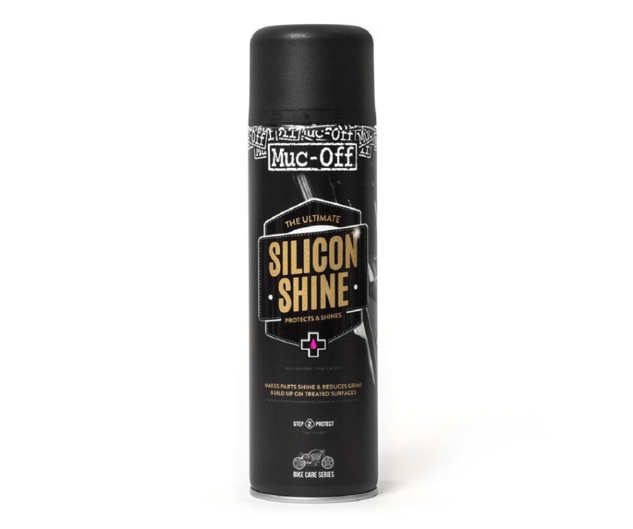 Spray de protection MUC-OFF Motorcycle Silicon Shine - spray 500ml