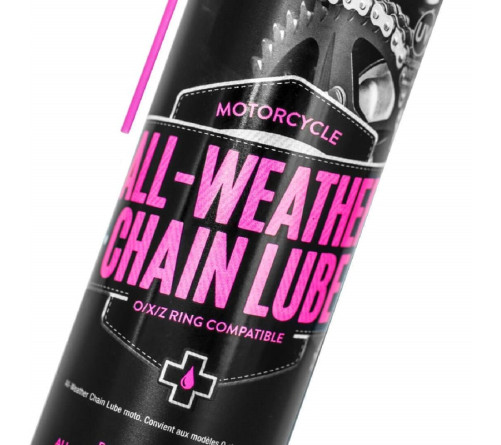 Lubrifiant chaîne MUC-OFF All Weather Chain Lube - spray 400ml - 1099807