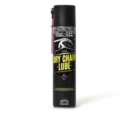 Lubrifiant chaîne MUC-OFF Dry PTFE Chain Lube - spray 400ml - 1099810