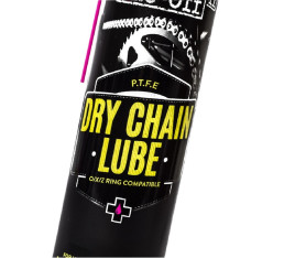 Lubrifiant chaîne MUC-OFF Dry PTFE Chain Lube - spray 400ml