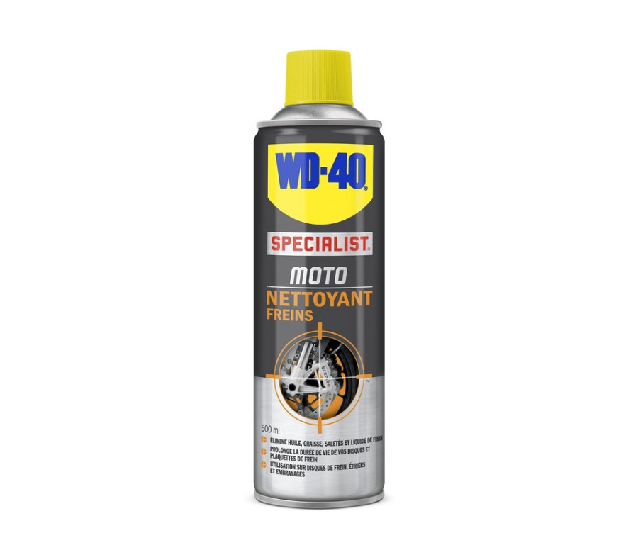 Nettoyant freins WD-40 Specialist Moto - spray 500ml