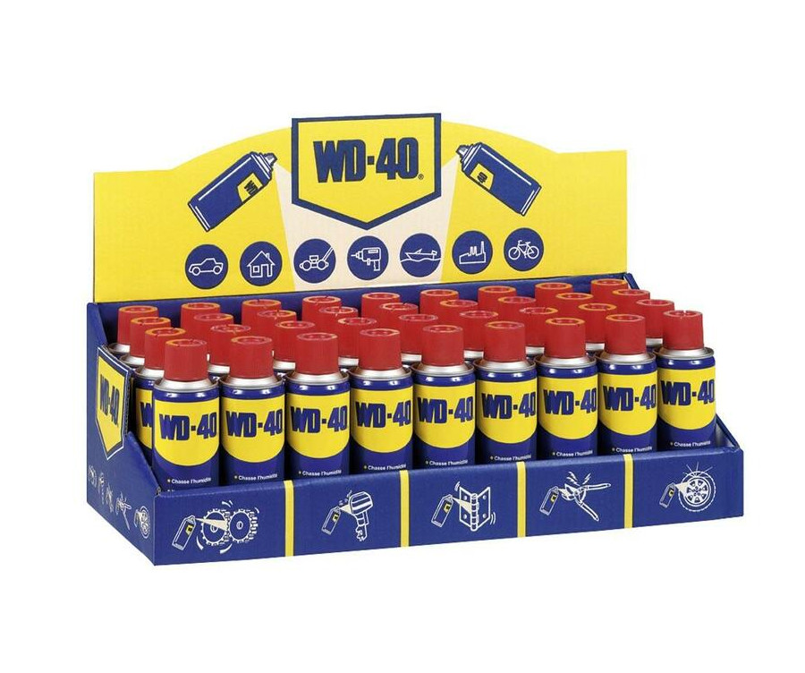 Présentoir WD-40 + aérosol 36x200ml