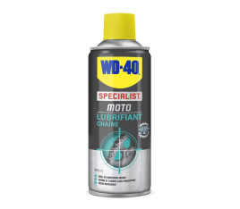 Lubrifiant chaîne WD-40 Specialist® Moto conditions sèches - Spray 400 ml