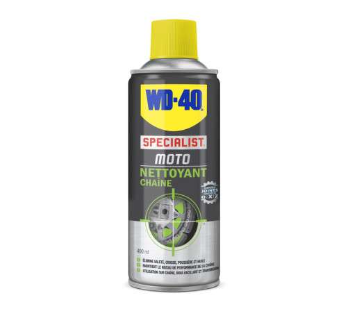 Nettoyant chaîne WD-40 Specialist® Moto - Spray 400 ml - 1099849