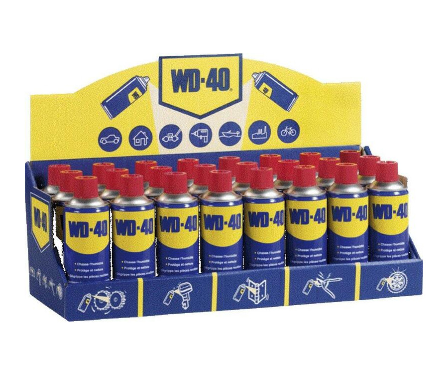 Présentoir WD-40 + aérosol 24x400ml