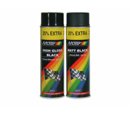 Peinture MOTIP Noir brillant - Spray 500 ml - 1099739