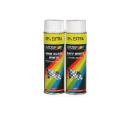 Peinture MOTIP Blanc mat - Spray 500 ml