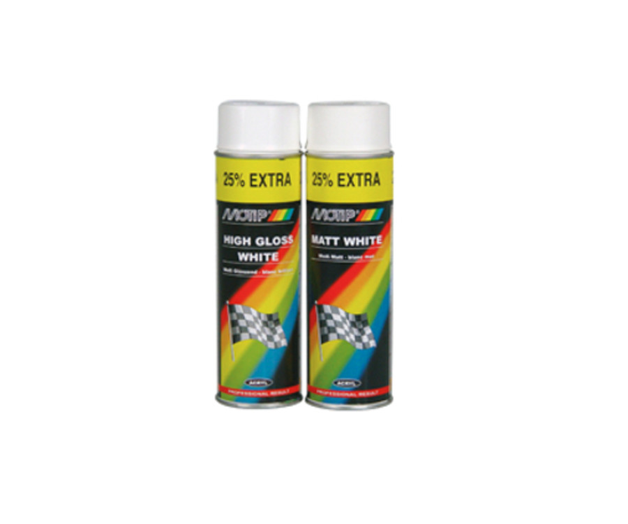 Peinture MOTIP Blanc mat - Spray 500 ml