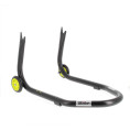 Béquille arrière BIHR Home Track fixe supports en "V" noir mat roues jaune