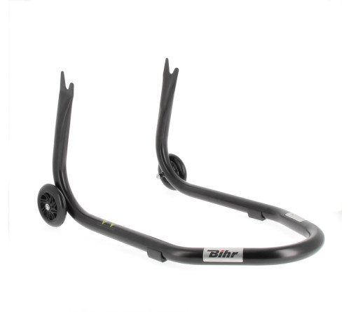 Béquille arrière BIHR Home Track fixe supports en "V" noir mat roues noir - 3032128