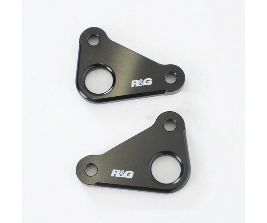 Platines pour sangles R&G RACING noir Ducati Panigale V4