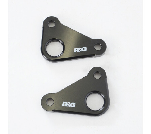 Platines pour sangles R&G RACING noir Ducati Panigale V4 - 1070636