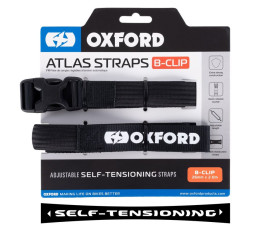 Sangle B Clip OXFORD Atlas 26mm x 2.0M noir (paire) - 1127003