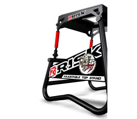 Lève moto RISK RACING A.T.S. inclinaison réglable avec plaque aimantée