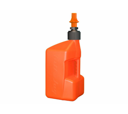 Bidon d'essence TUFF JUG 20L orange translucide/bouchon orange - bouchon remplissage rapide