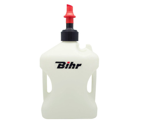 Bidon d'essence BIHR Home Track homologué TÜV blanc 20L - 1060895