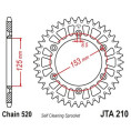 Couronne JT SPROCKETS aluminium ultra-light anti-boue 210 - 520