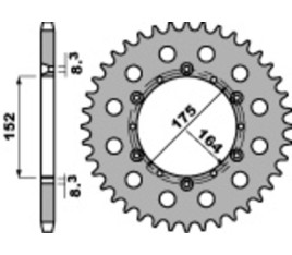 Couronne PBR acier C45 standard 856 - 520 - 1075467009