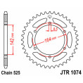 Couronne JT SPROCKETS acier standard 1074 - 525