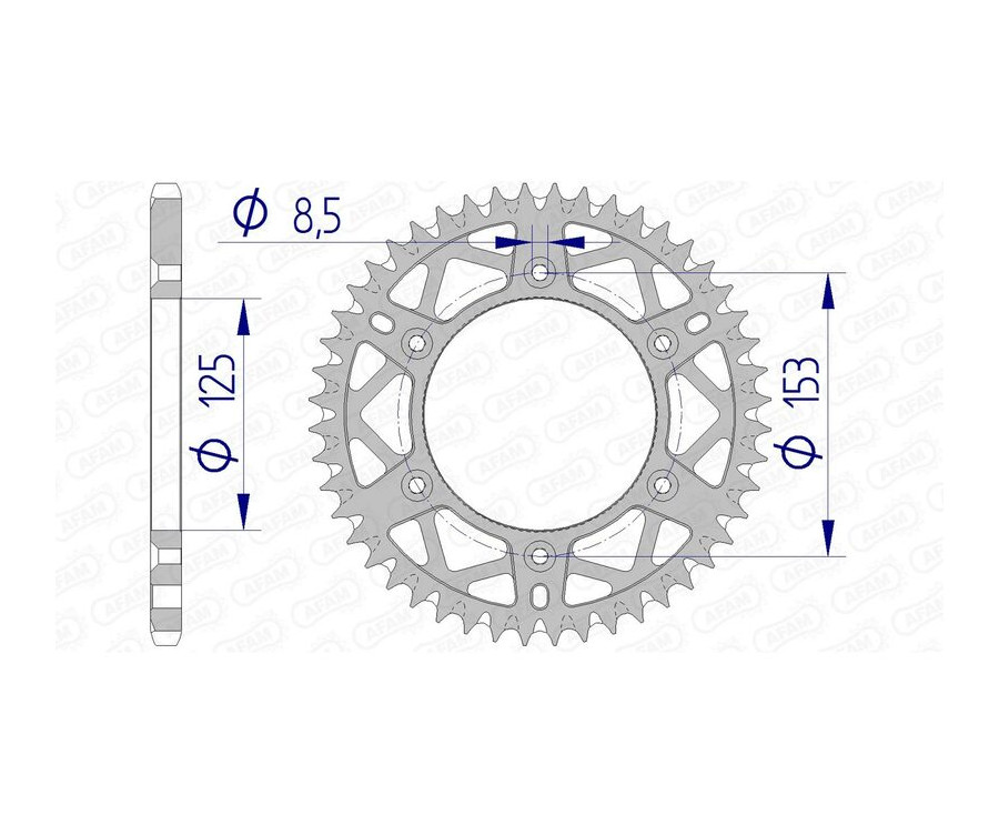 Couronne AFAM aluminium Ultra-Light 11212 - 520