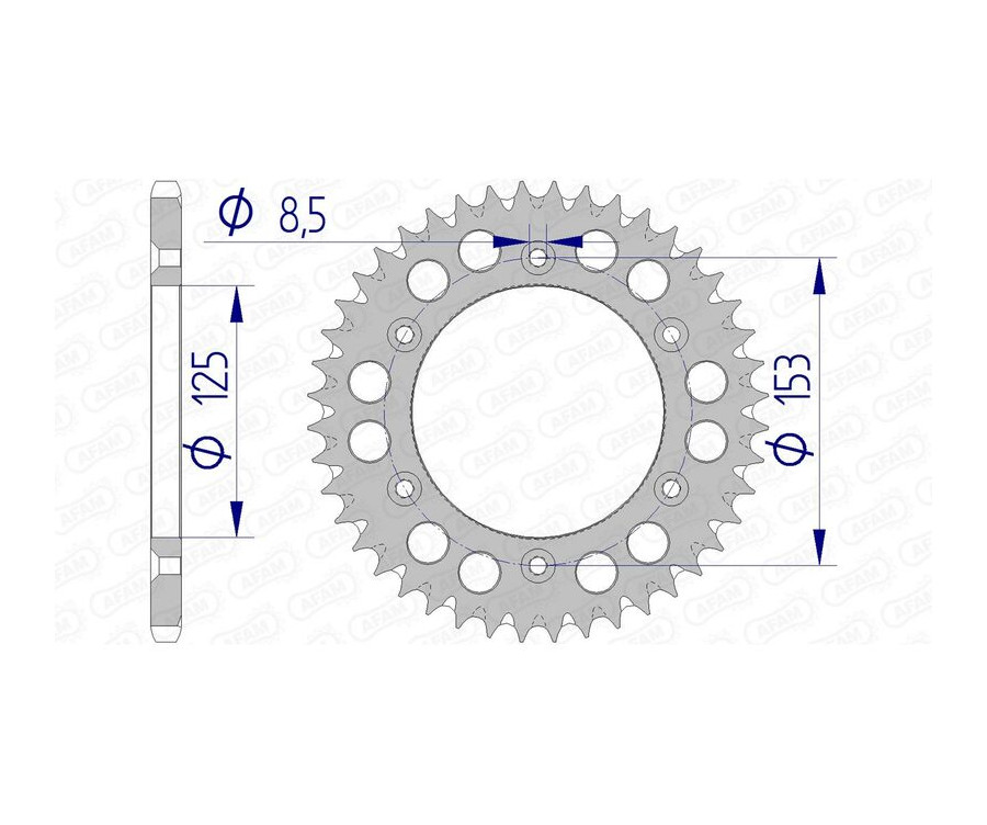 Couronne AFAM aluminium Ultra-Light 11212 - 520