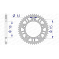 Couronne AFAM aluminium 72101 - 420