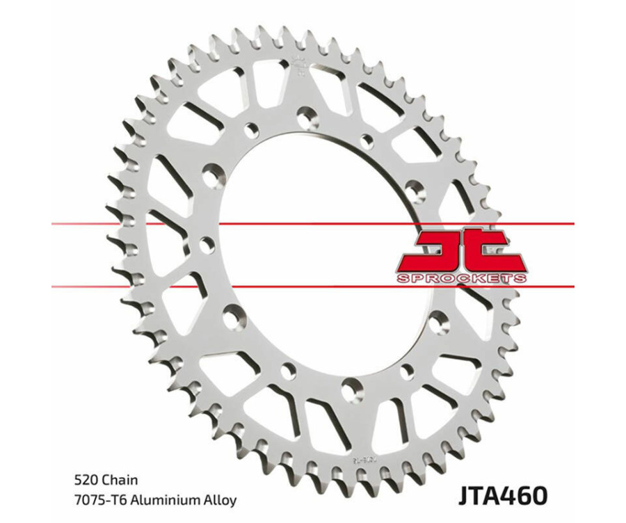 Couronne JT SPROCKETS aluminium ultra-light 460 - 520