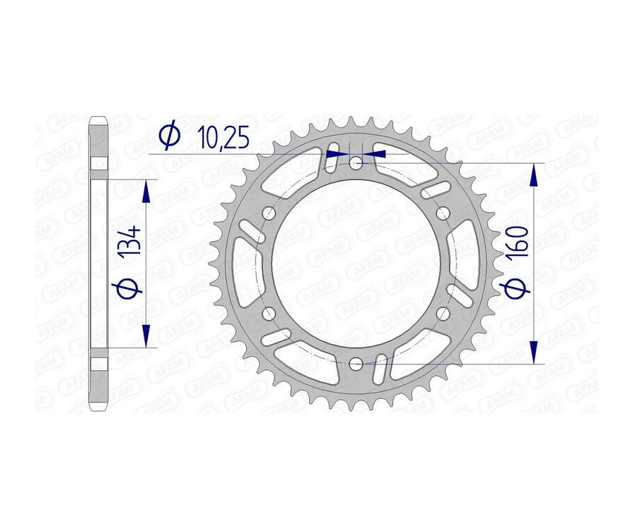 Couronne AFAM aluminium Ultra-Light 11618 - 520