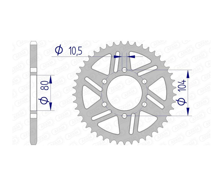 Couronne AFAM aluminium 17606520