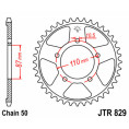 Couronne JT SPROCKETS acier standard 829 - 530