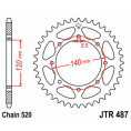 Couronne JT SPROCKETS acier standard 487 - 520