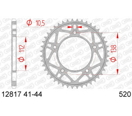 Couronne AFAM acier standard 12817 - 520 - 1074463001