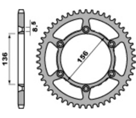 Couronne PBR acier C45 standard 820 - 520 - 1075574003