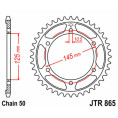 Couronne JT SPROCKETS acier standard 865 - 530