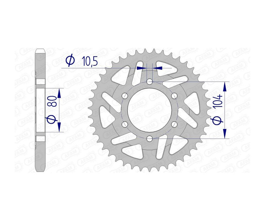 Couronne AFAM aluminium 17610525