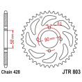 Couronne JT SPROCKETS acier ultra-light anti-boue anodisé dur 803 - 428