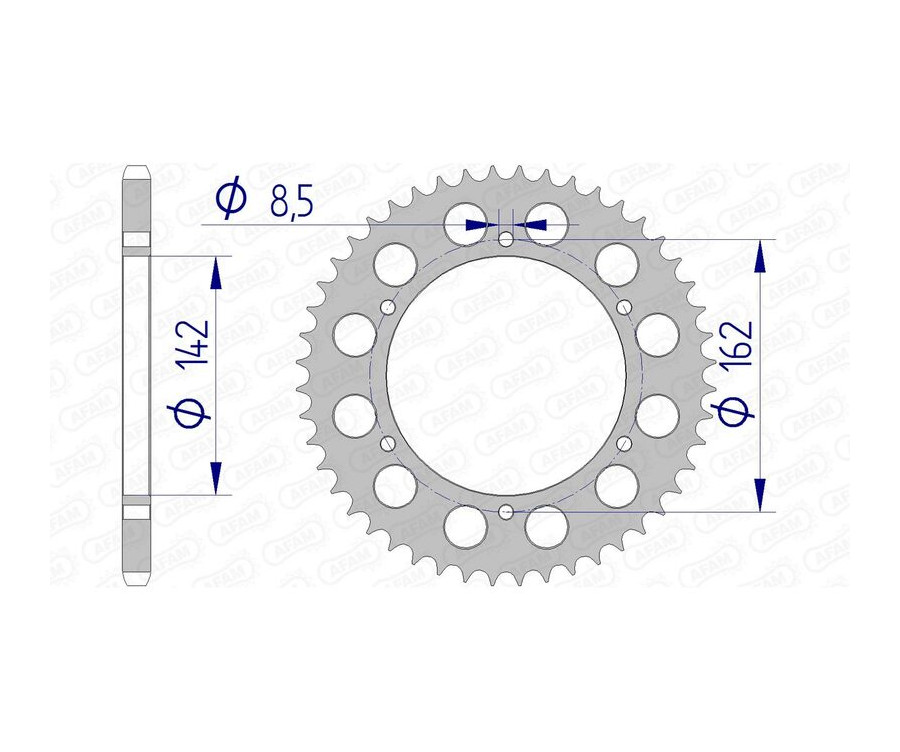 Couronne AFAM aluminium 15305 - 520