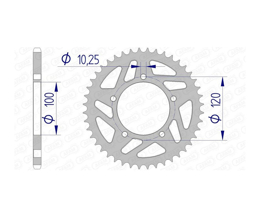 Couronne AFAM aluminium 36801 - 520