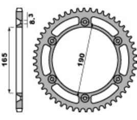 Couronne PBR acier C45 standard 896 - 520