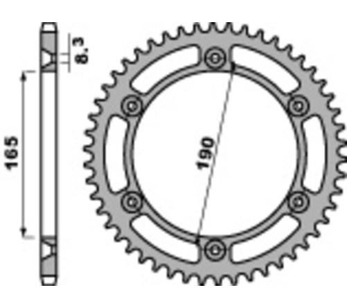 Couronne PBR acier C45 standard 896 - 520 - 1075478002