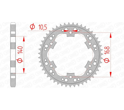 Couronne AFAM acier standard 92635 - 525 - 1074790001