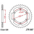 Couronne JT SPROCKETS acier standard 897 - 520