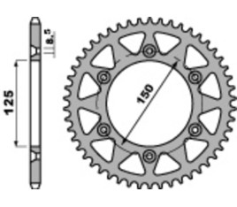 Couronne PBR acier C45 standard 899 - 520 - 1075577002