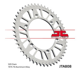 Couronne JT SPROCKETS aluminium ultra-light anti-boue 808 - 520