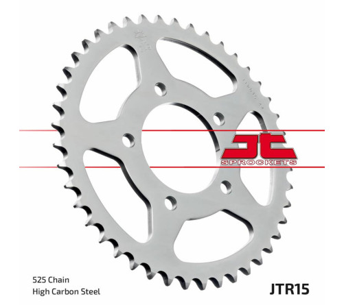 Couronne JT SPROCKETS acier standard 15 - 525