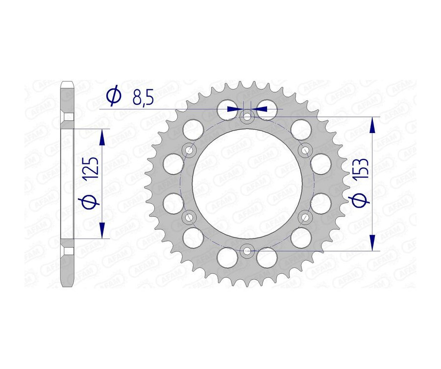 Couronne AFAM aluminium Ultra-Light 11212 - 520