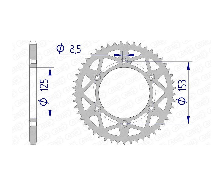 Couronne AFAM aluminium Ultra-Light 11212 - 520