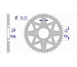 Couronne AFAM aluminium 15310 - 520 - 1074543001