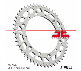 Couronne JT SPROCKETS aluminium ultra-light anti-boue 853 - 520 - 1096578004